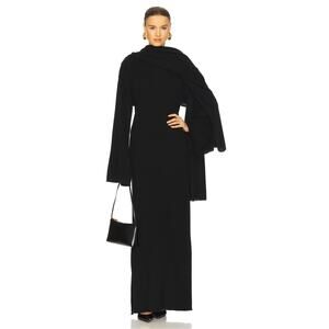 Helsa Briella Cashmere Open Front Shawl Wrap Cardigan Quiet Luxury Minimalist